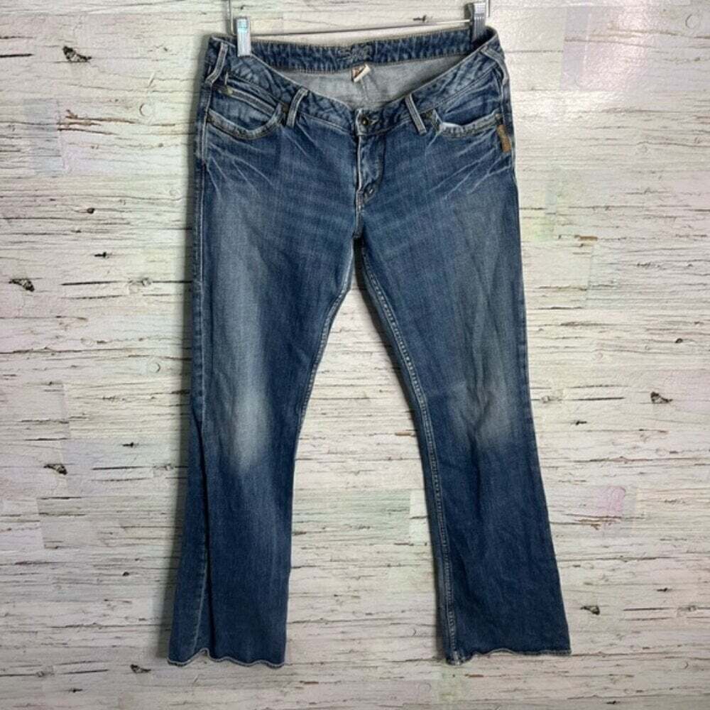 Silver Jeans Kyle Bootcut Denim Womens 30 Blue 5-Pocket Whisker Medium Wash